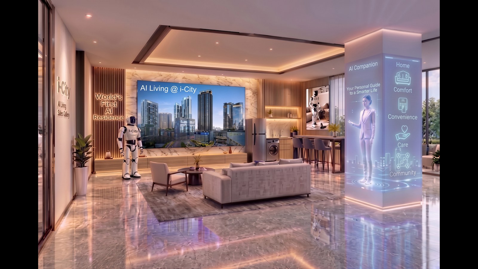A home designed to accommodate domestic robotics